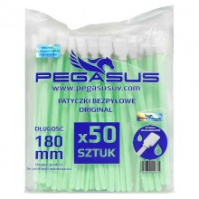 Dust-free cleaning sticks for heads 18cm, pack of 50 pcs