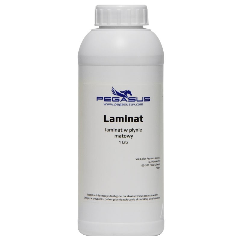 Laminat w płynie Pegasus matowy do banerów i folii 1 litr